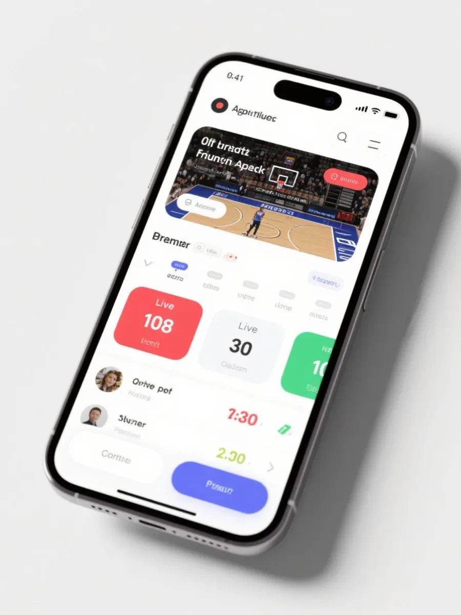 篮球直播App提醒与比分功能